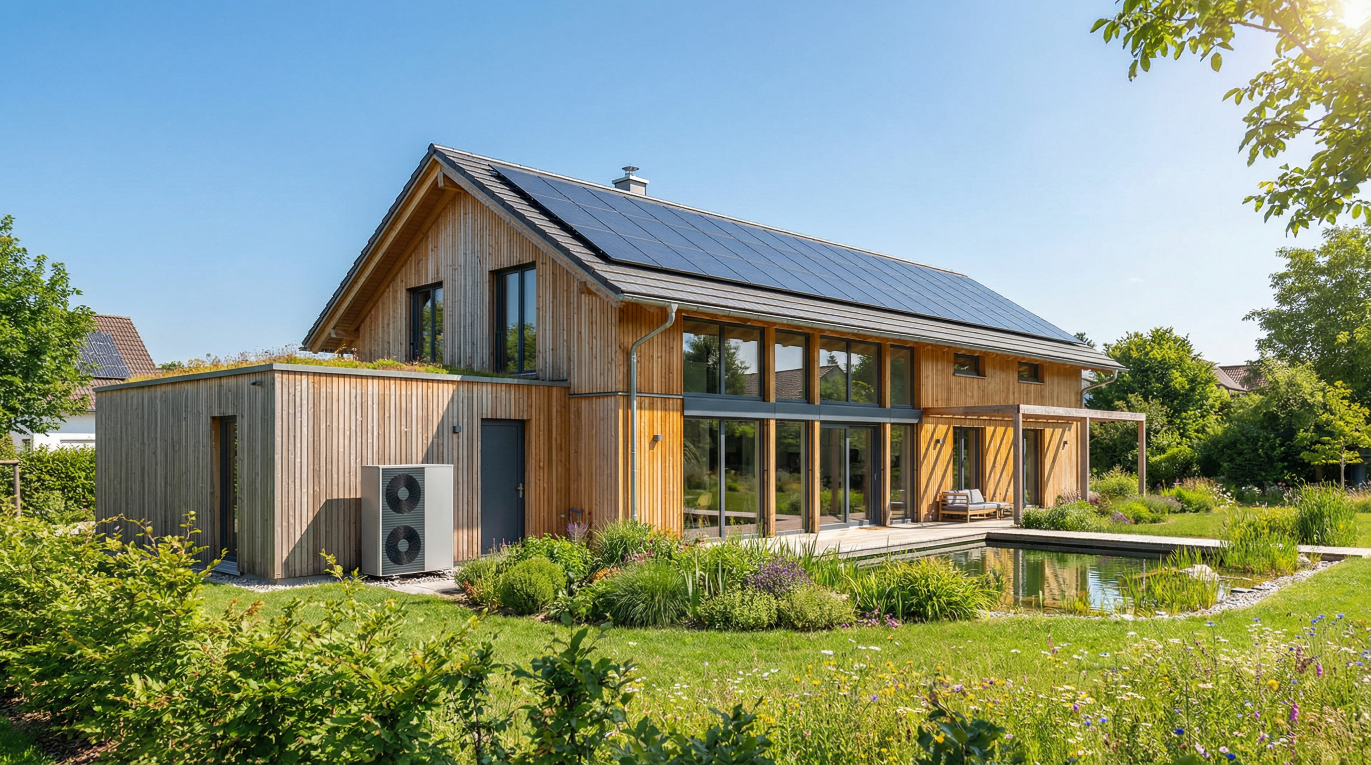 Modernes energieeffizientes Haus